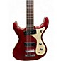 Used Eastwood HI FLYER Red Sparkle Electric Bass Guitar
