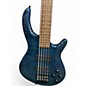 Used Dean Edge 5 String Blue Electric Bass Guitar