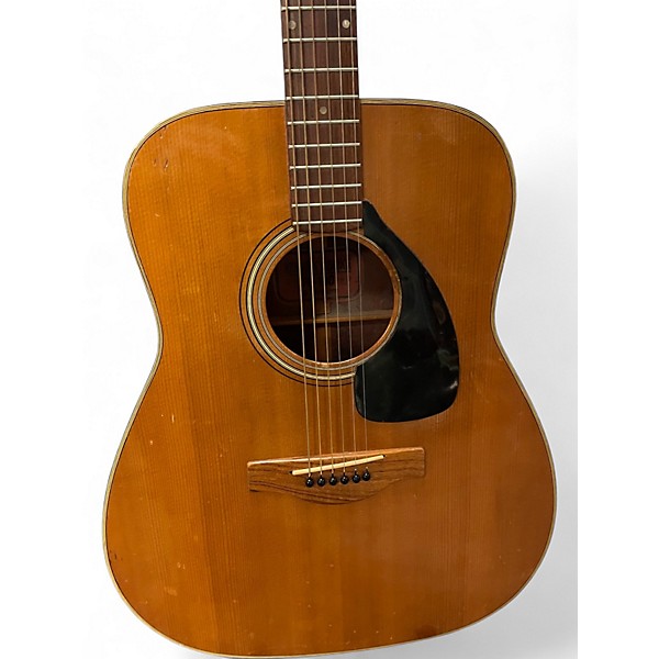 Vintage 1968 Yamaha FG180 Natural Acoustic Guitar
