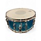 Vintage 1970s Ludwig 6X14 Vistalite Snare Blue Drum thumbnail