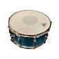 Vintage 1970s Ludwig 6X14 Vistalite Snare Blue Drum