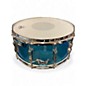 Vintage 1970s Ludwig 6X14 Vistalite Snare Blue Drum