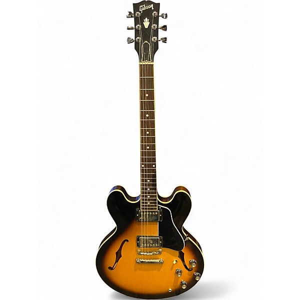 Used Gibson ES 335 2 Color Sunburst Hollow Body Electric Guitar