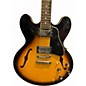 Used Gibson ES 335 2 Color Sunburst Hollow Body Electric Guitar