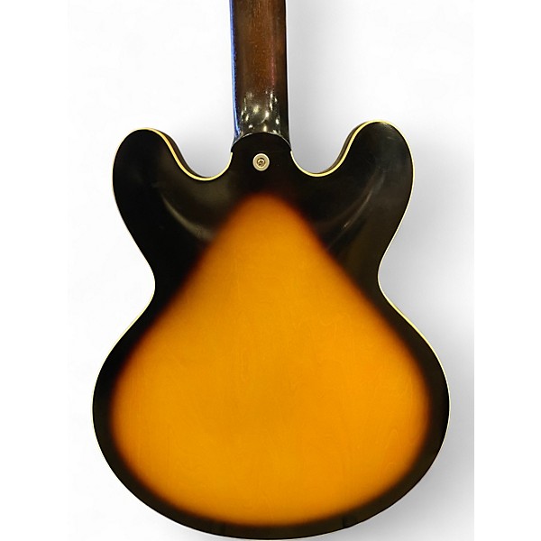 Used Gibson ES 335 2 Color Sunburst Hollow Body Electric Guitar