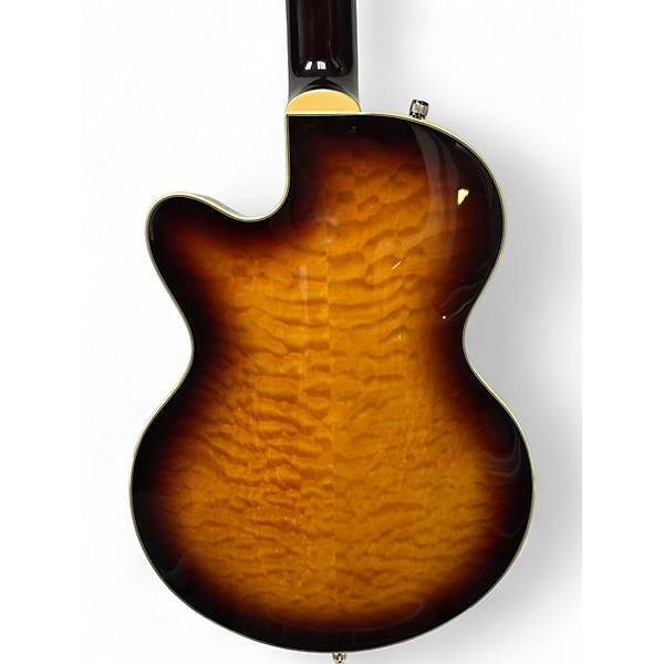 Used Gretsch Guitars G5655T-QM Electromatic Center Block Jr. Single-Cut Quilted M SWEET TEA Hollow Body Electric Guitar