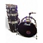 Vintage 1980s Pearl 4 Piece Professional Mx Series Black Drum Kit thumbnail