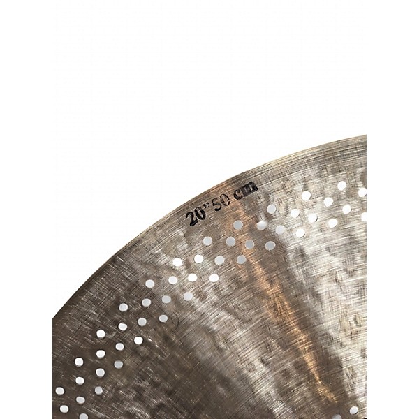 Used Agean 20in hush hush series ride Cymbal