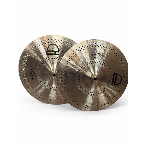 Used Agean 14in hush hush hi hat Cymbal