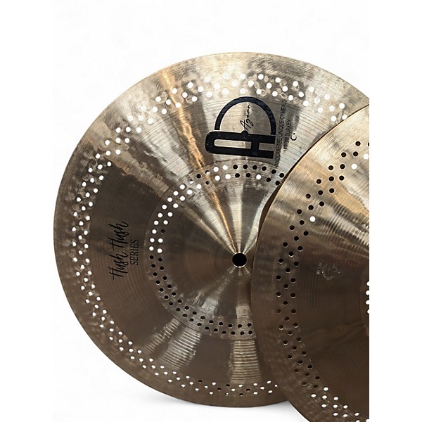 Used Agean 14in hush hush hi hat Cymbal