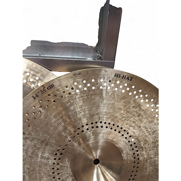 Used Agean 14in hush hush hi hat Cymbal
