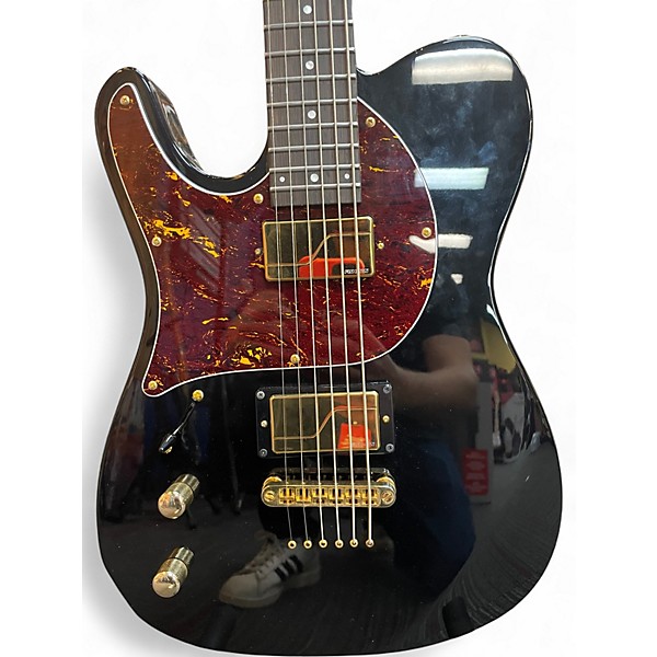 Used 2021 Balaguer Woodman Custom Lefty Black Electric Guitar