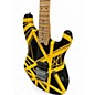 Used EVH Striped Series Black and Yellow Solid Body Electric Guitar