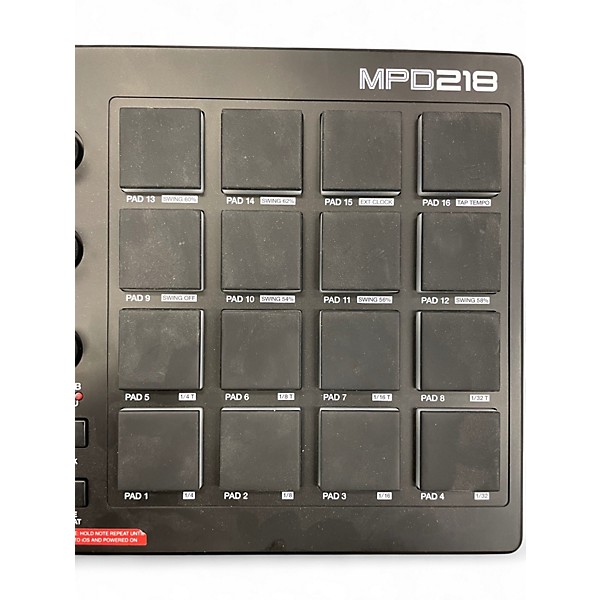 Used Akai Professional MPD218 MIDI Controller