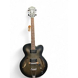 Used Ibanez AF55TF Black and Gold Hollow Body Electric Guitar