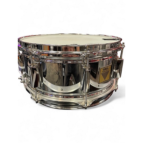 Used Yamaha 14in POWER V Chrome Silver Drum