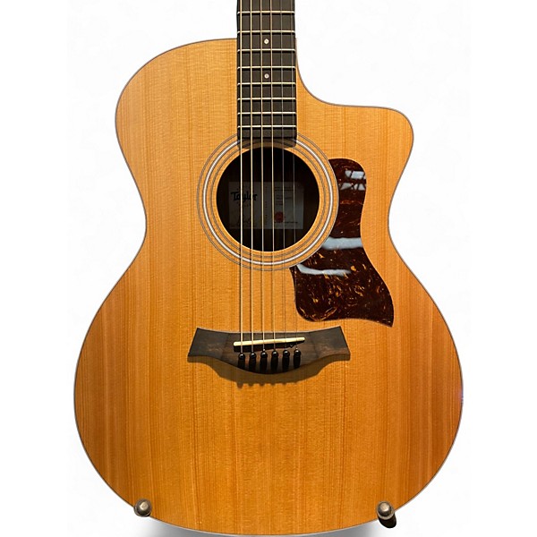 Used Taylor 214CE Natural Acoustic Electric Guitar
