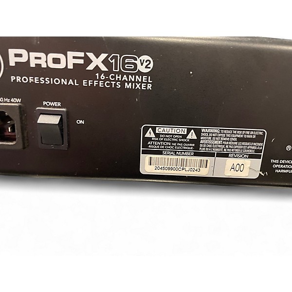Used Mackie PROFX16 Unpowered Mixer