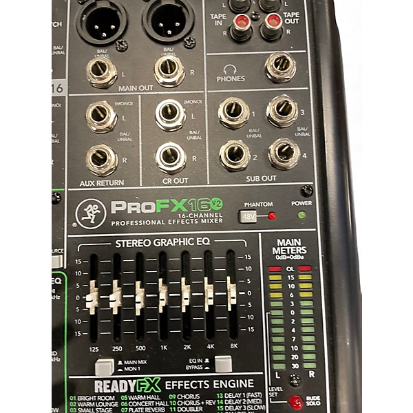Used Mackie PROFX16 Unpowered Mixer