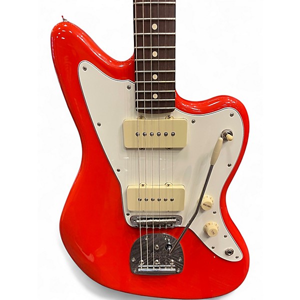 Used Fender PLAYER II JAZZMASTER CORAL RED Solid Body Electric Guitar