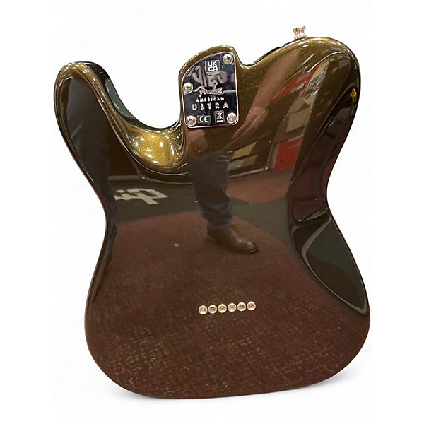 Used 2022 Fender American Ultra Telecaster Texas Tea Solid Body Electric Guitar