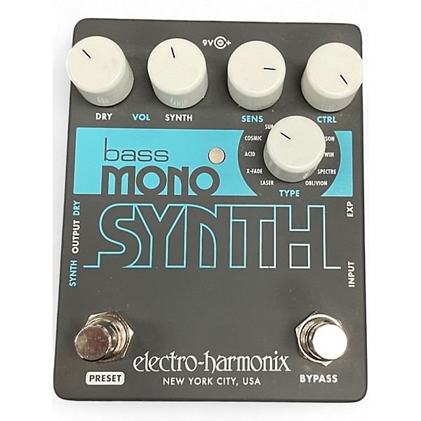 Used Electro-Harmonix Bass Mono Synth Bass Bass Effect Pedal