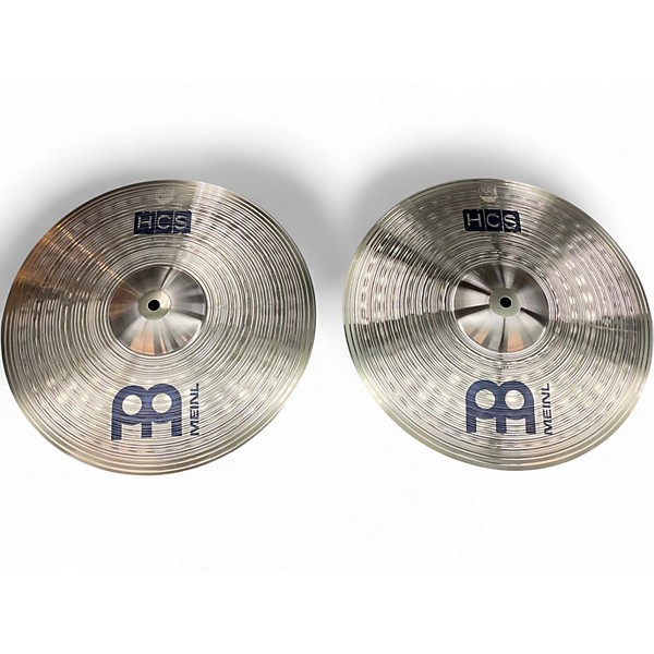Used MEINL 14in HCS Hi Hat Pair Cymbal