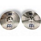 Used MEINL 14in HCS Hi Hat Pair Cymbal thumbnail