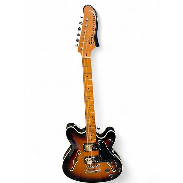 Used Squier Classic Vibe Starcaster 2 Color Sunburst Hollow Body Electric Guitar