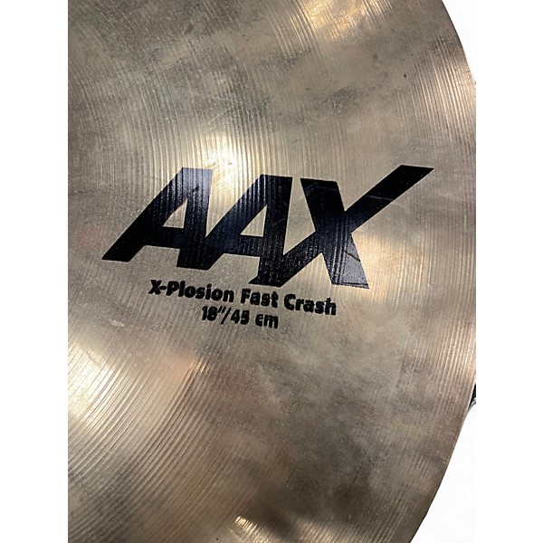 Used SABIAN 18in AAX Xplosion Fast Crash Cymbal