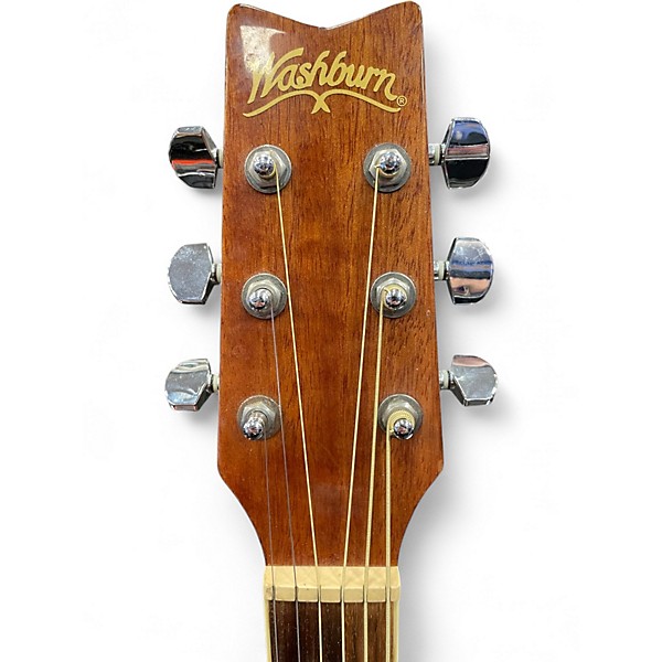 Used Washburn D10SLH Natural Acoustic Electric Guitar