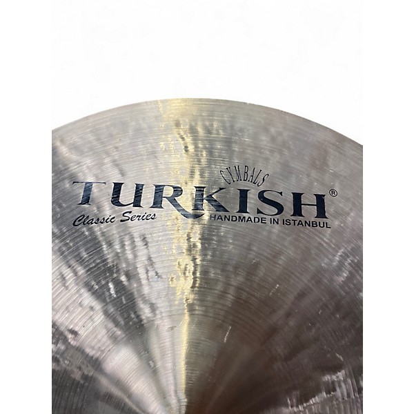 Used Turkish 18in classic series thin crash Cymbal