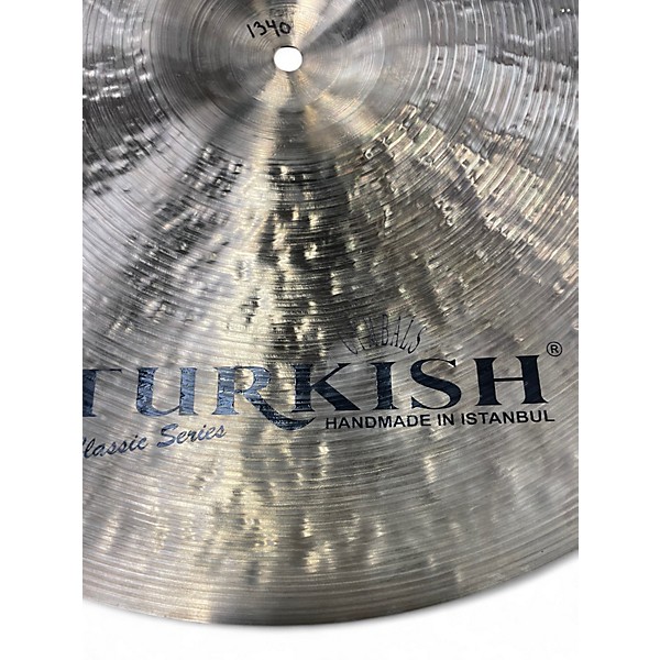 Used Turkish 18in classic series thin crash Cymbal