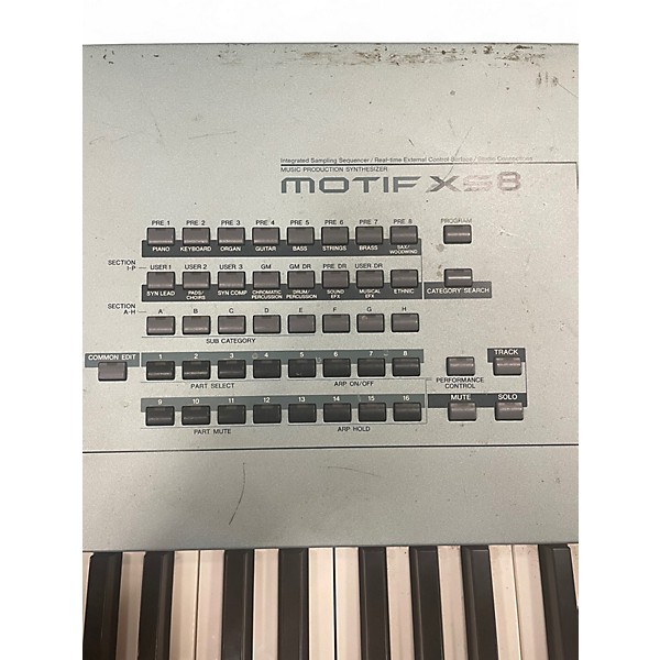 Used Yamaha Motif XS8 88 Key Keyboard Workstation