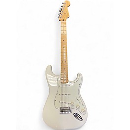 Used 2022 Fender Player Stratocaster White Solid Body Electric Guitar