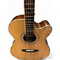 Used Zager zad9000mce Natural Acoustic Electric Guitar