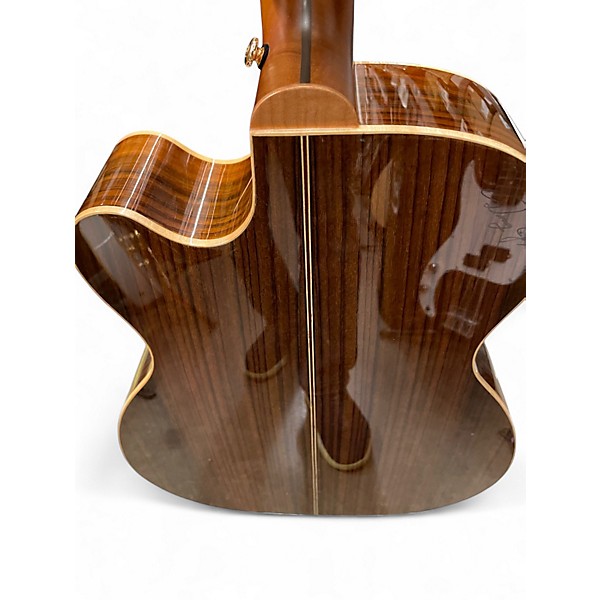 Used Zager zad9000mce Natural Acoustic Electric Guitar