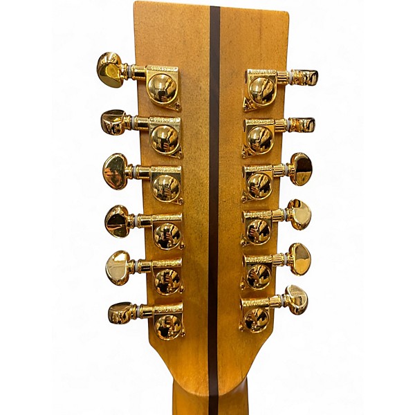 Used Zager zad900ce12 Natural 12 String Acoustic Electric Guitar