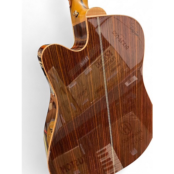 Used Zager zad900ce12 Natural 12 String Acoustic Electric Guitar