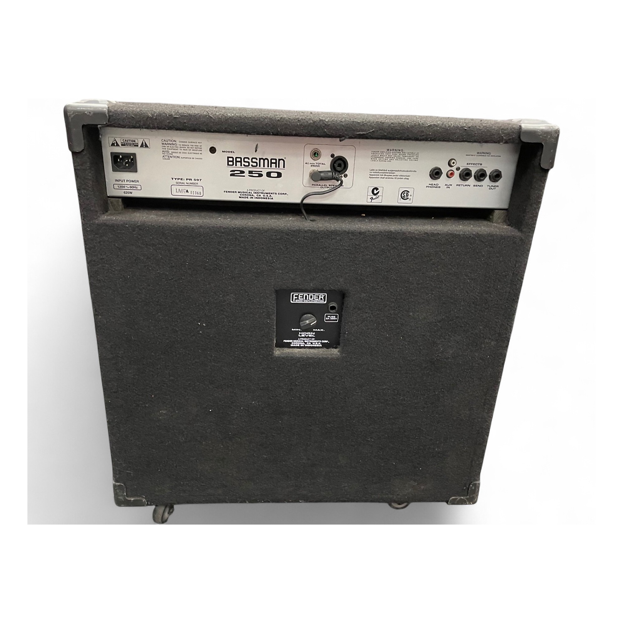 Used Fender Bassman 250 Bass Combo Amp | Guitar Center