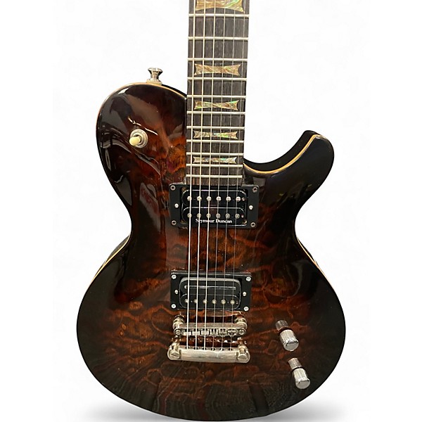 Used Dean EVO Brown Sunburst Solid Body Electric Guitar