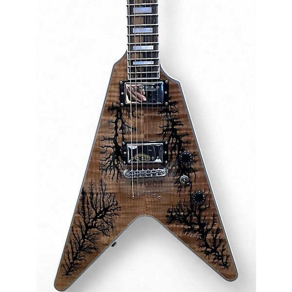 Used Schecter Guitar Research V1 ELECTRO RESIN NATURAL Solid Body Electric Guitar