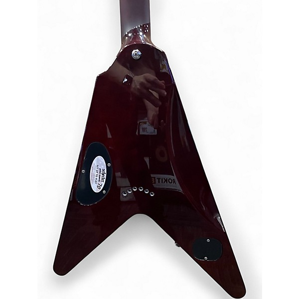 Used Schecter Guitar Research V1 ELECTRO RESIN NATURAL Solid Body Electric Guitar