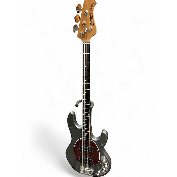 Used Sterling by Music Man StingRay34 HH Charcoal Electric Bass Guitar