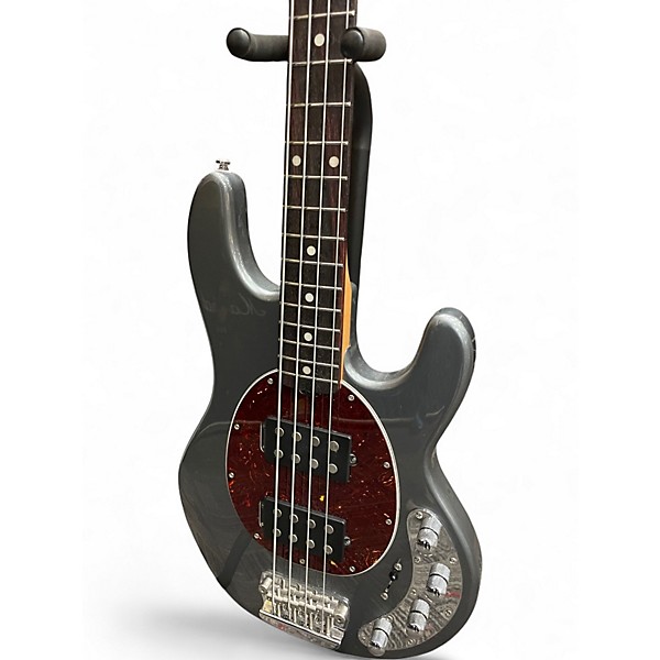 Used Sterling by Music Man StingRay34 HH Charcoal Electric Bass Guitar