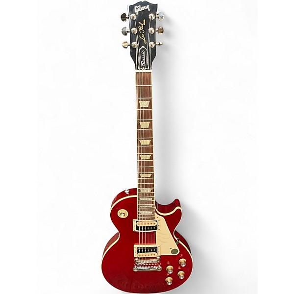 Used Gibson Les Paul Classic Cherry Solid Body Electric Guitar