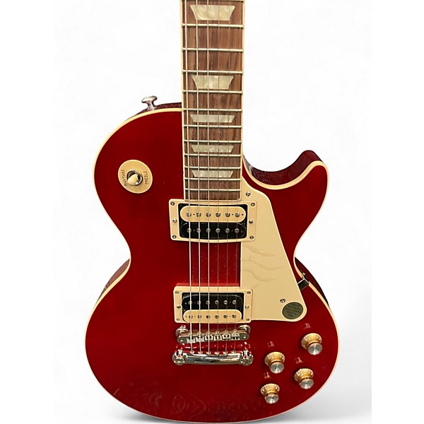 Used Gibson Les Paul Classic Cherry Solid Body Electric Guitar