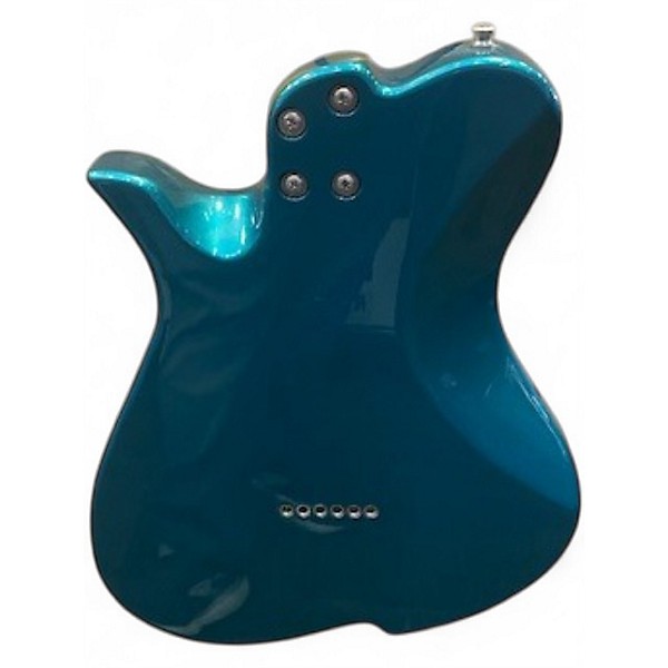 Used Vola Vasti Metallic Turquoise Solid Body Electric Guitar