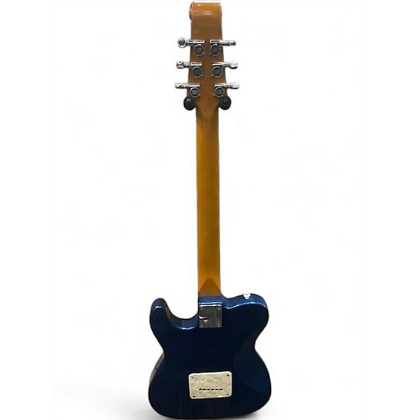 Used Burns Custom Elite Sonic Metallic Blue Solid Body Electric Guitar