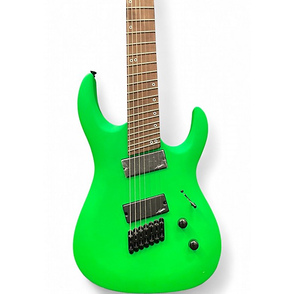 Used Legator Ninja 7 Neon Green Solid Body Electric Guitar